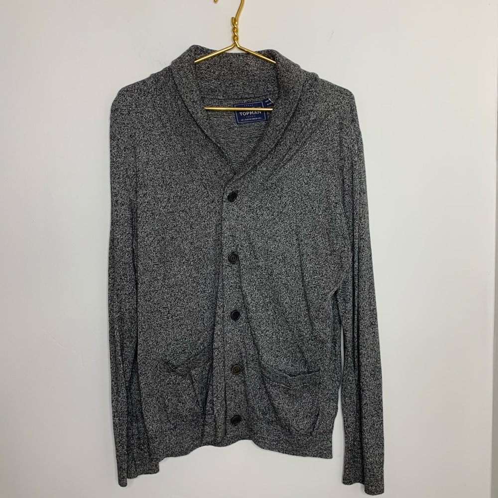 Topman Button Sweater
